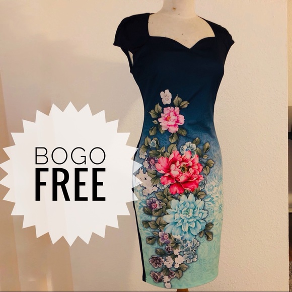 VfEmage Dresses & Skirts - BUY 1 GET 1 FREE Floral Pencil Dress
